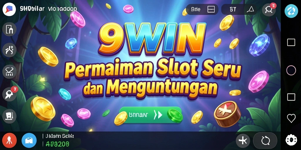Tampilan permainan Slot 9WIN yang penuh warna dan menarik.