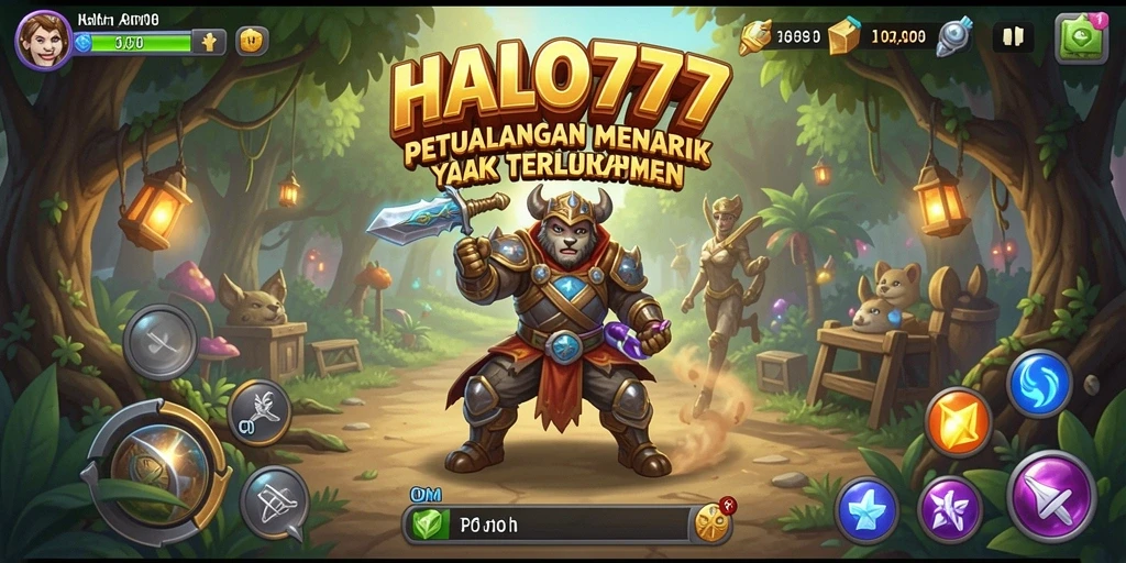 Tampilan gameplay HALO777 dengan aksi petualangan mendebarkan.