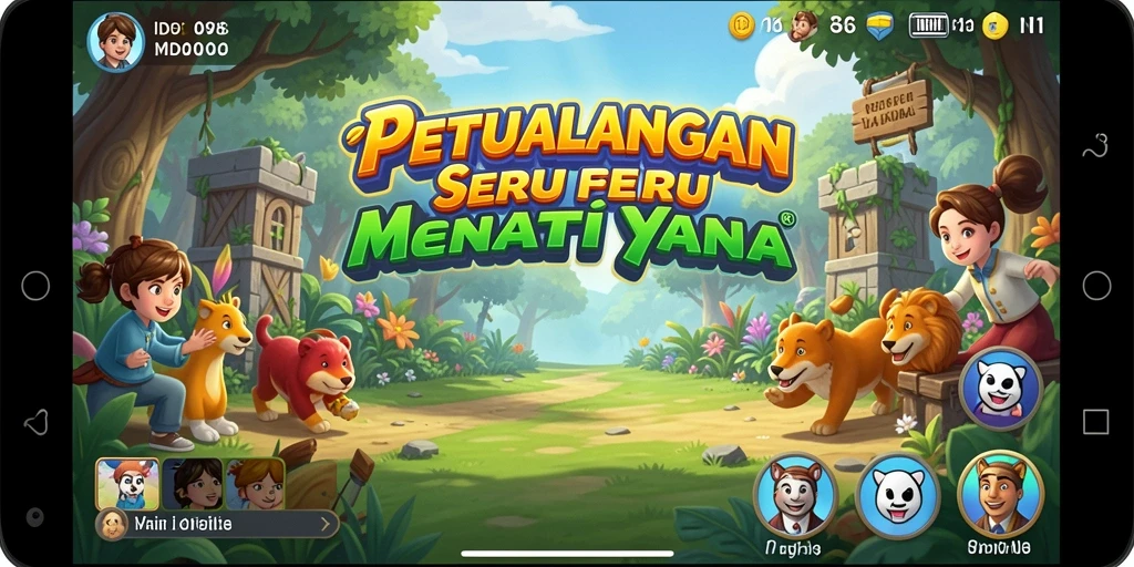 Tampilan gameplay menawan dari petualangan seru di ID098.