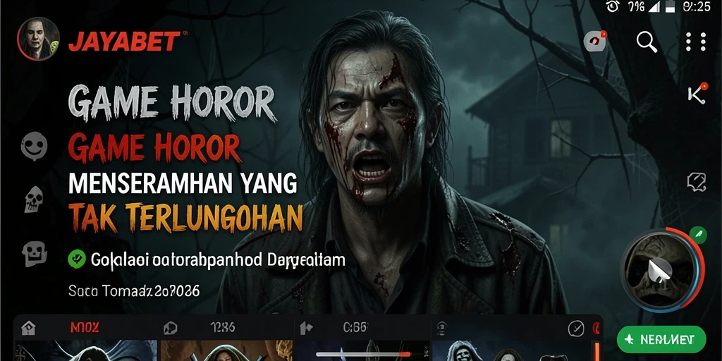 Gameplay menakutkan dengan suasana horor yang mencekam.