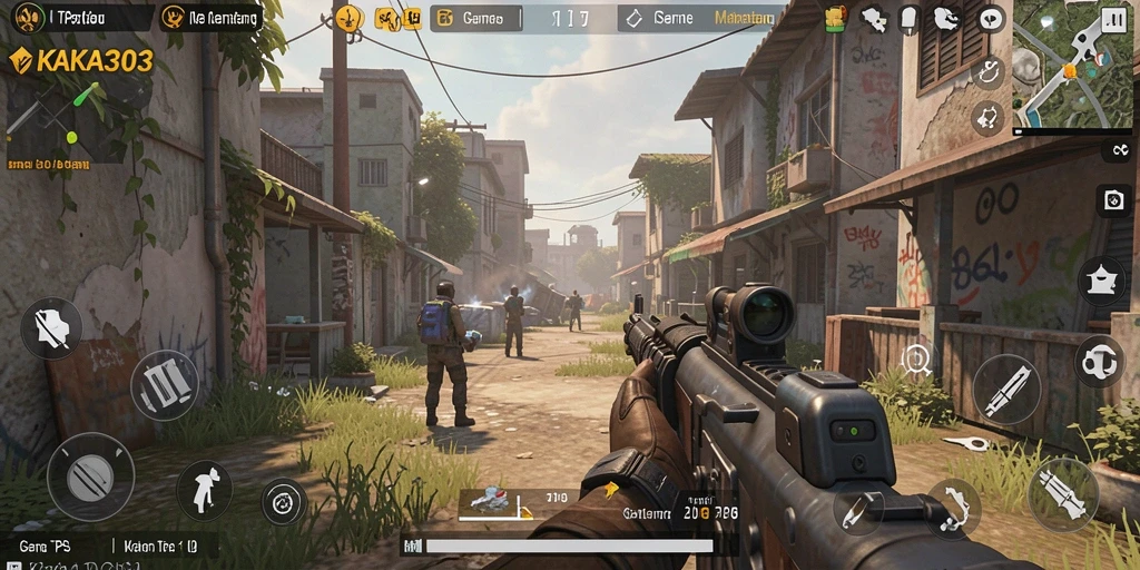 Tangkapan layar utama menampilkan aksi seru gameplay KAKA303.
