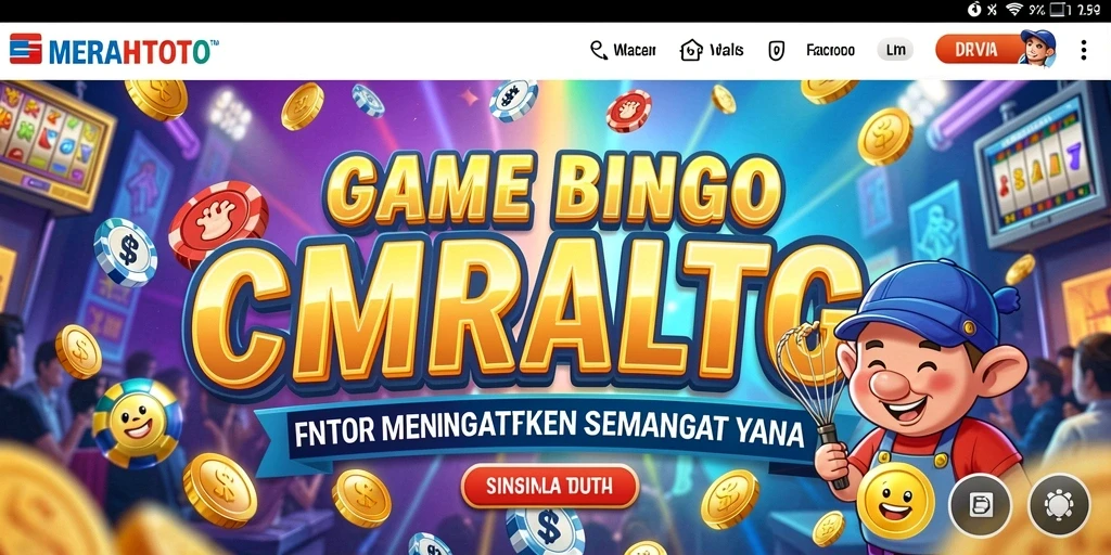 Tampilan gameplay seru permainan Bingo di MERAHTOTO.