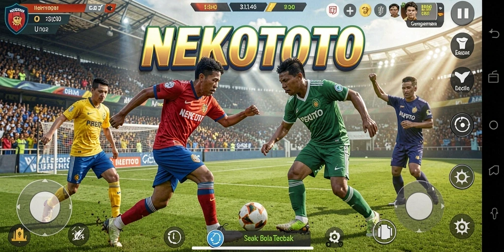 Tampilan gameplay yang mendebarkan di NEKOTOTO.