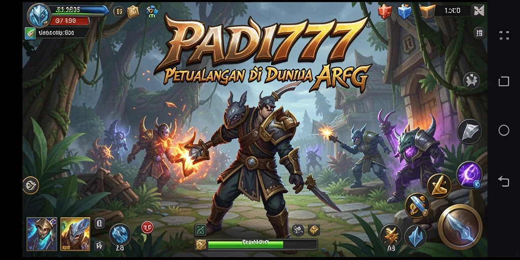 Tampilan gameplay PADI777 yang menegangkan dan penuh aksi ARPG.