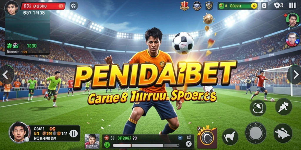 Tampilan gameplay <strong>PENIDABET</strong> yang menakjubkan dalam pertandingan olahraga.