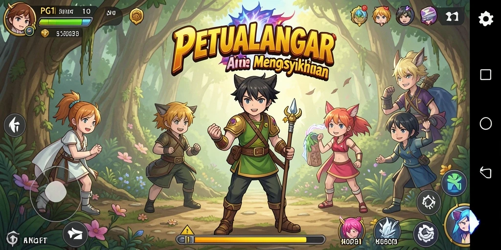 Tampilan gameplay PG11 yang dinamis dan penuh aksi.