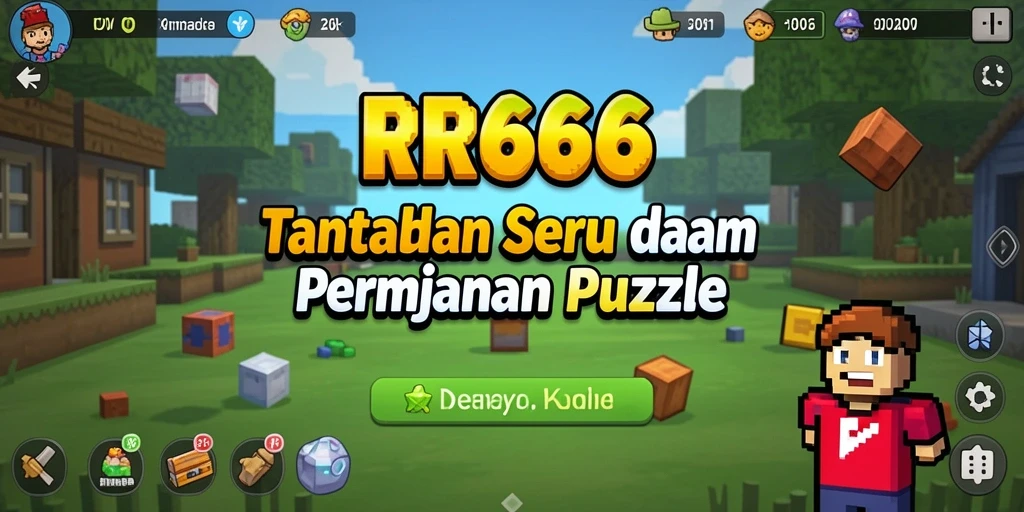 Tangkapan layar gameplay RR666 menampilkan puzzle menarik yang menantang.