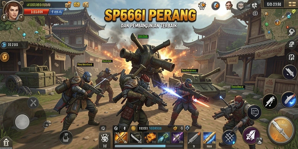 Tampilan menakjubkan dari gameplay strategis SLG.