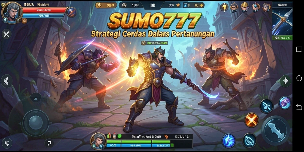 Tampilan gameplay seru dan strategi mendalam di SUMO777.