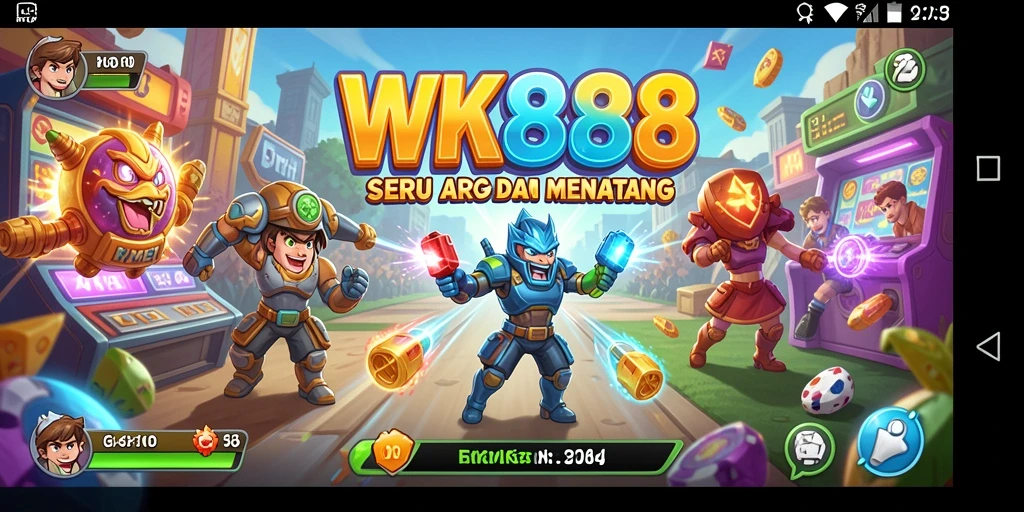 Tampilan gameplay WK888 yang mengasyikkan dan penuh aksi.