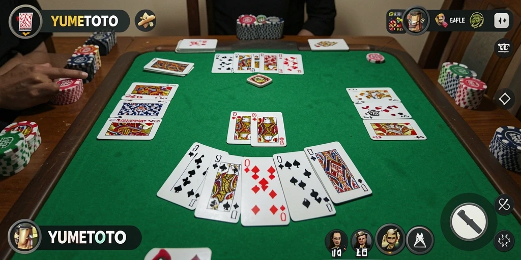 Tampilan gameplay YUMETOTO yang menarik dan kompetitif.